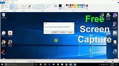How to do a (Quick) screen capture Windows 10 - Windows Print Screen capture in 5 Seconds" - Free