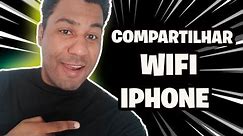 como compartilhar wifi iphone a senha do Wi-Fi - Como Compartilhar INTERNET do iPhone | Apple