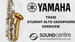 Yamaha YAS26 Alto Saxophone With Erin Royer