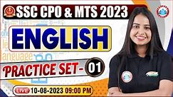 SSC CPO 2023, CPO English Practice Set 01, SSC MTS & CPO Class | SSC MTS English Class By Kiran Mam