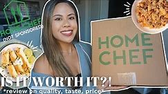2022 HOME CHEF REVIEW *NOT SPONSORED* | full week of meals, unboxing, cook with me, pricing!