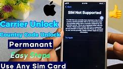 How to unlock iphone carrier for free || Use Any sim card in iphone