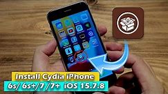 How To Install Cydia iPhone 6s/ 6s+/7 /7+ iOS 15.7.8
