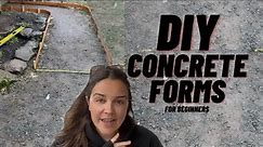 How to Build a Concrete form - DIY For Beginners