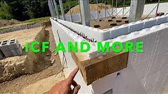 Laying concrete blocks and ICF. (TIPS AND TRICKS)