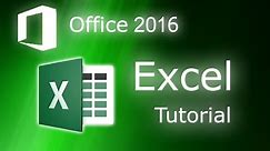 Microsoft Excel 2016 - Full Tutorial for Beginners [COMPLETE in 13 MINUTES!]*