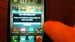 iPhone 4S Sprint Unboxing Setup and SIRI
