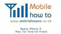 How To Record/Capture Video - Apple iPhone 5