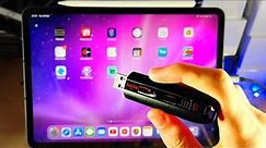 How To Connect USB Flash Drive to iPad Pro | Full Tutorial