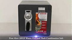 First Alert 2092F Water, Fire & Theft Combination Safe