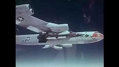 USAF-NASA X-15 launching from a B-52