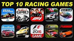 Top 10 Racing Games for Android & iOS | High Graphics