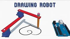 DIY Drawing Robot | Draw Anything With This Robot At Home | Arduino Servo Motor Robot | 2-DOF Robot
