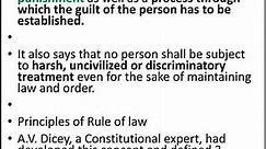 RULE OF LAW VS RULE BY LAW