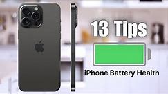 13 Tips to Boost Your iPhone Battery Life | 13 ways to keep your iPhone battery healthy