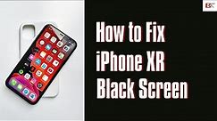 How to Fix iPhone XR Black Screen But Still On, Black Screen of Death, Blank Screen Won't Turn on