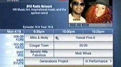 Dish TV Guide Interface (Partial listings) (2011)