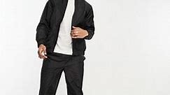 Rains nylon track jacket and trousers in black | ASOS