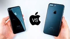 iPhone 7 VS 7 Plus - Jet Black VS Matte Black - Durability & Scratch Review! (after 3 Months)