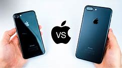 iPhone 7 VS 7 Plus - Jet Black VS Matte Black - Durability & Scratch Review! (after 3 Months)