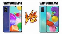 Samsung Galaxy A41 vs Samsung Galaxy A51 || Full Comparison || Device Compare