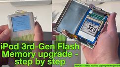 iPod 3rd-Gen Flash Memory upgrade - step by step