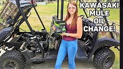 HOW TO - Oil Change on Kawasaki Mule 4010 Trans4x4