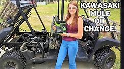 HOW TO - Oil Change on Kawasaki Mule 4010 Trans4x4
