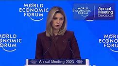 Special Message from Olena Zelenska, First Lady of Ukraine | Davos 2023 | World Economic Forum