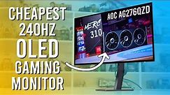 1440p 240Hz OLED Gets Cheaper - AOC AG276QZD Review