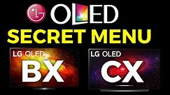 SECRET LG Oled Menu For BX, CX, GX, WX, And ZX 2020 Models!