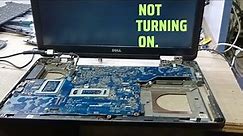 Dell latitude E5530 Not Turning On, No Power, Freezing, Turning Off Fix Repair, Wont Turn On