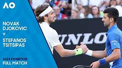 Novak Djokovic v Tsitsipas Full Match | Australian Open 2024 Exhibition