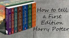 How to identify a First Edition Harry Potter