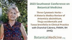 Cytotoxic Herbs: Materia Medica Review of Artemisia absinthium, Thuja occidentalis and Taxus brevifolia with Chanchal Cabrera