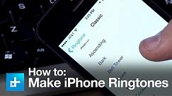 How to Make a Ringtone for the iPhone