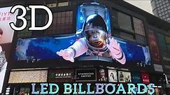 3D Billboards Screen || China 3d led screens