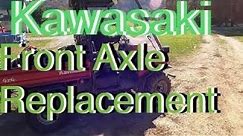 Kawasaki Mule front axle replacement How To