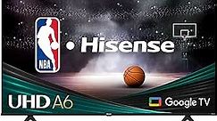 Hisense 50-Inch Class A6 Series 4K UHD Smart Google TV with Alexa Compatibility, Dolby Vision HDR, DTS Virtual X, Sports & Game Modes, Voice Remote, Chromecast Built-in (50A6H)