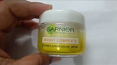 Garnier brighting complete serum cream spf 40 review | day cream |