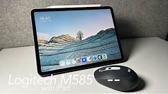 How to use Logitech M585 bluetooth mouse with iPad