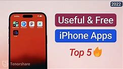 5 Useful Free iPhone Apps - At The End of 2022!!