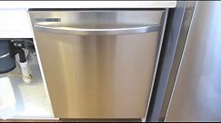 Samsung Dishwasher Close Up View | Model DW80R2031US Review