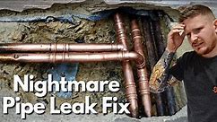 Fixing a Leak Under a Concrete Floor The Easy Way | Emergency Plumbing Guide