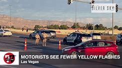 Motorists turning left see fewer yellow flashes in Las Vegas