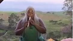 Lizzo shows off her flute playing skills