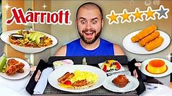 I Only Ate Marriott ROOM SERVICE for 24 HOURS! Hotel Menu Review!