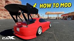 How to use Mods in CarX Drift Racing Online