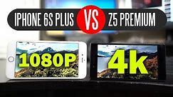 Sony Xperia Z5 Premium vs iPhone 6s Plus - Display/Speed/Camera/Battery Test