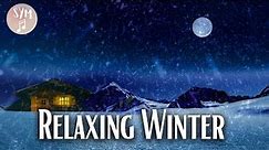 Relaksujący szum zamieci śnieżnej | Dźwięk zamieci śnieżnej do snu | Zimowe odgłosy natury